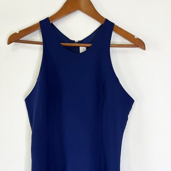 Amanda Uprichard Blue Bellina Sleeveless Drop Wais - Picture 3 of 10
